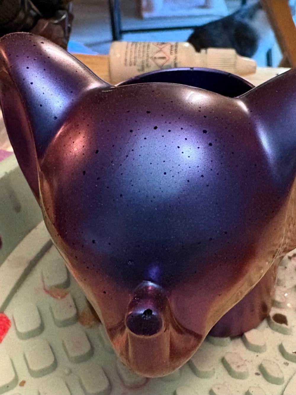 HOMEMADE Resin Elephant Planter/Candle golder